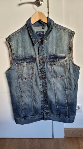 Chaleco Vaquero Pull&Bear Talla L