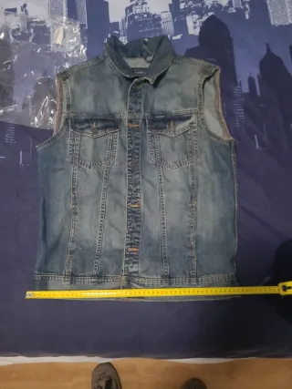 Chaleco Vaquero Pull&Bear Talla L
