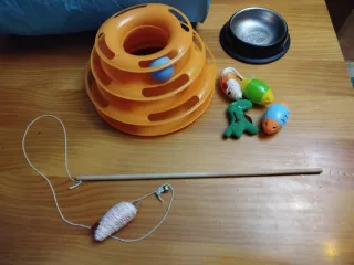 Juguetes para Gato: Túnel y Aro