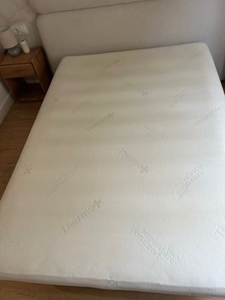 Cama de 135x190 Colchon viscoelástico y somier
