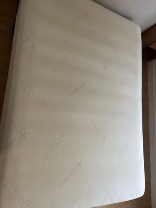 Cama de 135x190 Colchon viscoelástico y somier