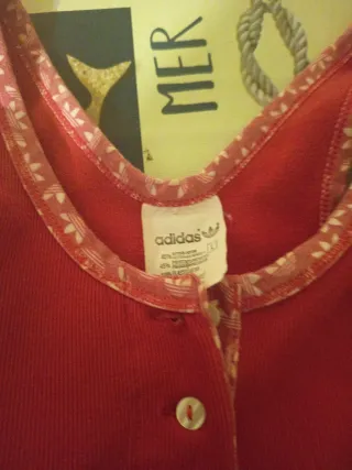 Bodys mujer beige y rojo