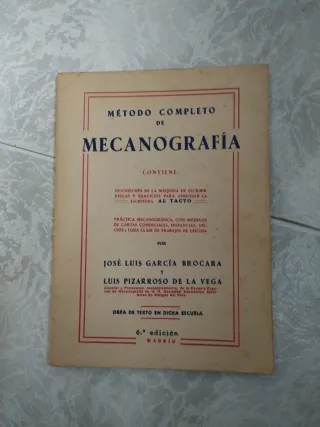 Libro mecanografía