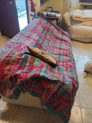 Coperta divano tessuto fantasia