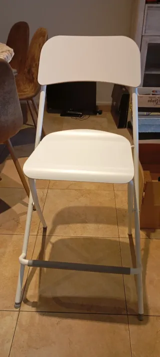 2 Taburetes Altos Plegables