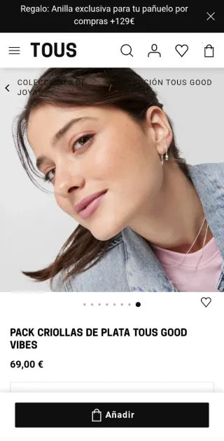 Pack Pendientes Criollas Plata TOUS