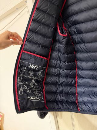 Chaqueta Jott plumífero negro talla M