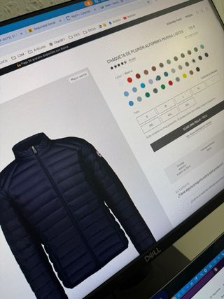 Chaqueta Jott plumífero negro talla M