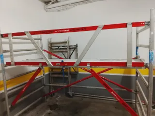 Andamios de aluminio son dos andamios uno 750