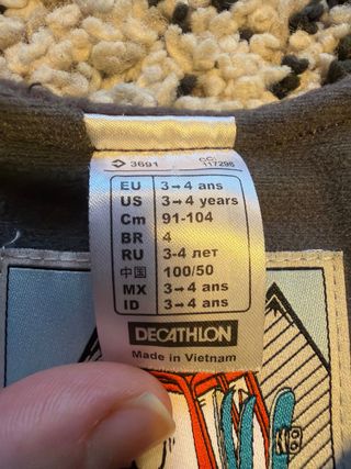 Pantalón nieve niño 3-4 años Wed'ze