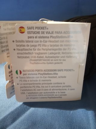 Custodia PS Vita per cavi, caricatori e giochi