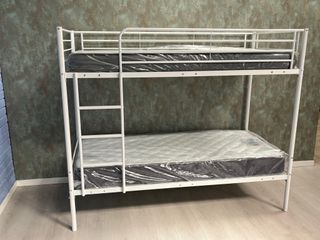 Litera camarote blanca + 2 colchon visco! oferta