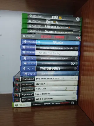 Pack 18 Juegos varias consolas, escucho ofertas