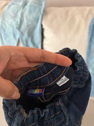 3 paia jeans bambina H&M Lupilu 3-5 anni