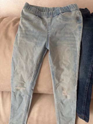 3 paia jeans bambina H&M Lupilu 3-5 anni