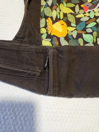Mochila Portabebés Boba Marrón Estampado