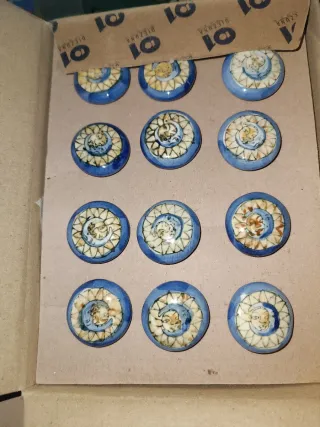 Tiradores de cerámica