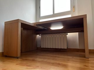 Escritorio Ikea MALM con tablero extraíble