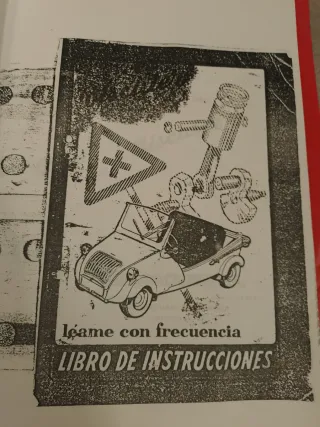 Libro instrucciones Biscuter Voisin