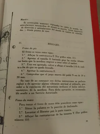 Libro instrucciones Biscuter Voisin