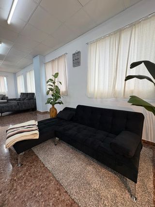 Sofá Cama Negro terciopelo - entrega gratitua