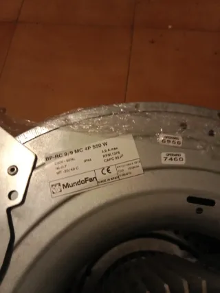 Turbina campana industrial