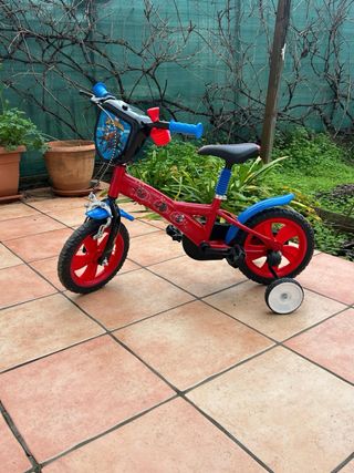 Bicicleta Spiderman 3-4 años