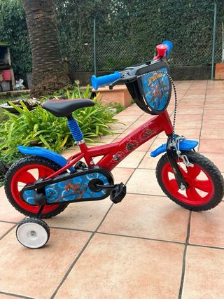 Bicicleta Spiderman 3-4 años