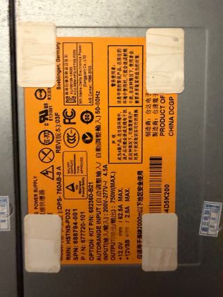 Pack 5x HP DPS-750RB A 750W Fuentes Alimentación