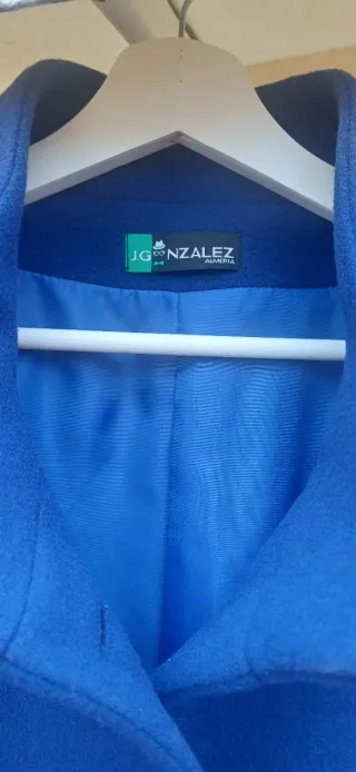 Abrigo mujer J. González Almería Azul