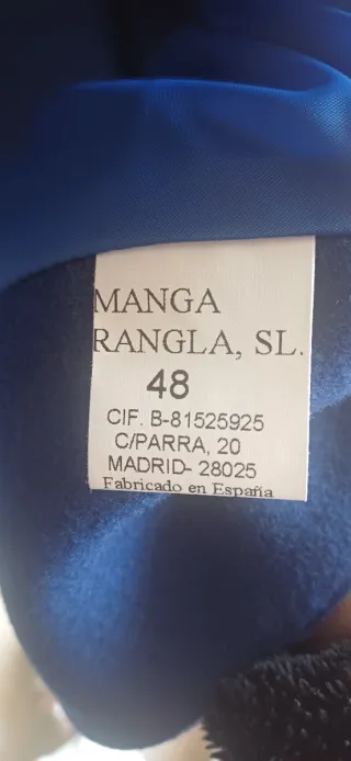 Abrigo mujer J. González Almería Azul