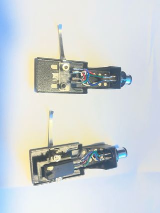 Pareja de Portacapsulas tocadiscos