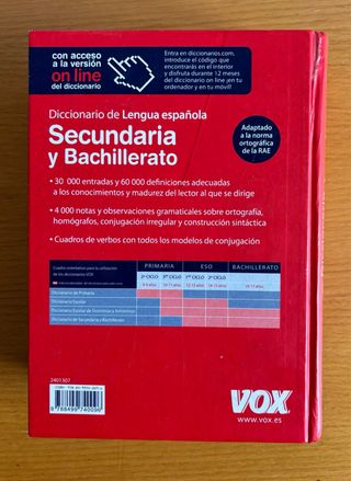 Diccionario de Secundaria y Bachillerato (Spani...