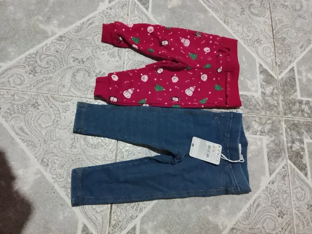 18 pantalones bebé 0-9 meses