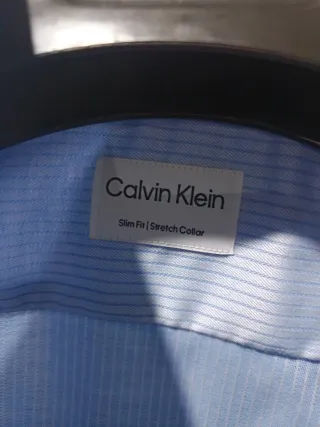 Camisa Calvin Klein Azul Rayas
