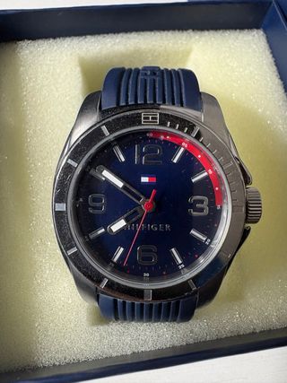 Reloj Tommy Hilfiger niño azul y plateado