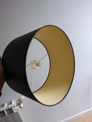 Lampara negra ideal dormitorio