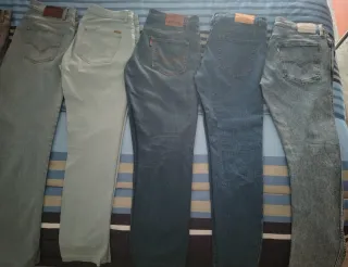 LOTE 7 Pantalones vaqueros varios colores