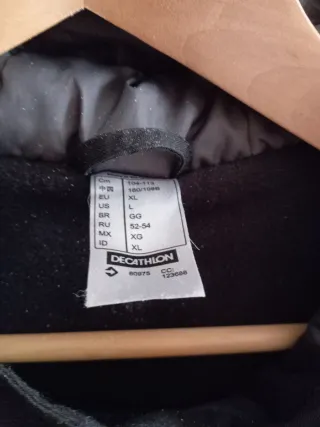 Chaqueta Quechua Hombre Negra