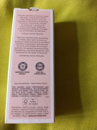 Perfume Yves Rocher Comme une Evidence