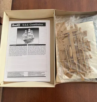 Maqueta Vintage U.S.S. Constitution "Old Ironside"