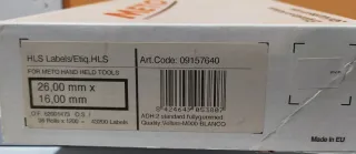 Lote rollos etiquetas autoadhesivas METO