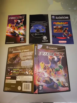 F-Zero GX Nintendo GameCube Manual y Caja
