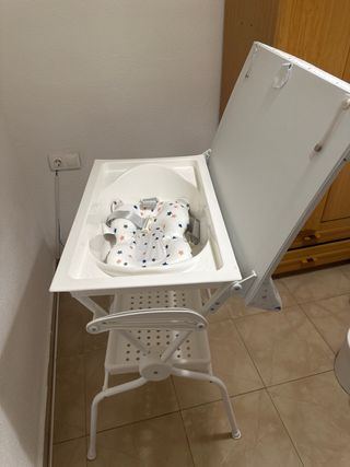 Bañera cambiador bebé