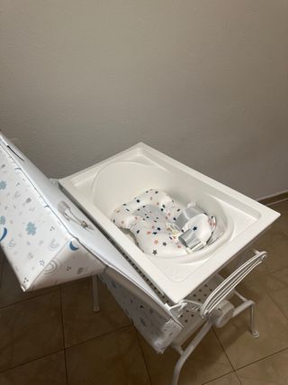 Bañera cambiador bebé
