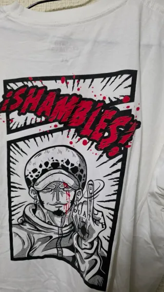 Camiseta One Piece Law Anime Talla XL