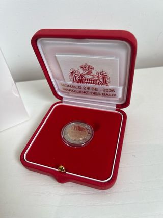 Moneda Monaco 2€ Proof 2025 Marquisat Des Baux