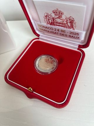 Moneda Monaco 2€ Proof 2025 Marquisat Des Baux