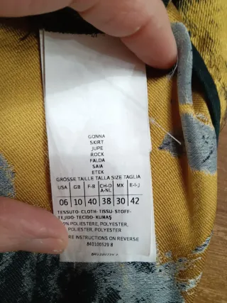 Gonna a palloncino stampa floreale taglia 42