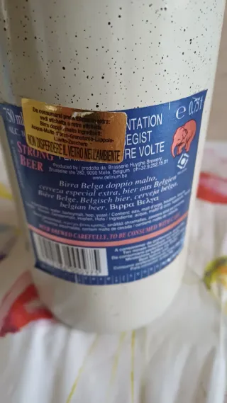 2 Bottiglie Vuote Birra Delirium Christmas